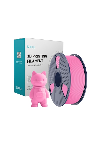 Sunlu Pembe Pla Mat Filament - 1.75mm - 1 Kg