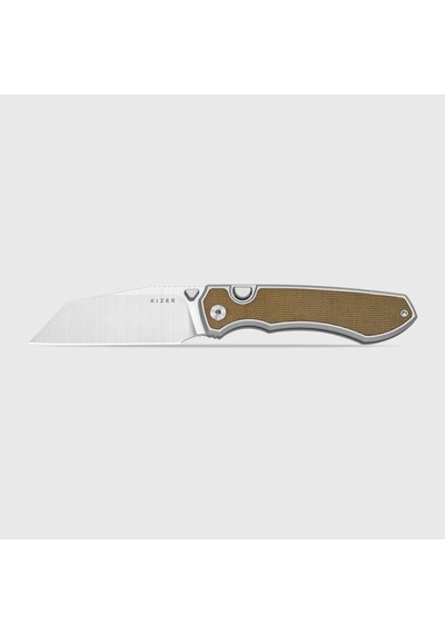 Kizer Wharning Kizer Button Liner Lock Wharnclıff S45vn Kizerb 3738a1 Kamp Çakısı Kum