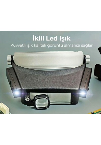 Ayrex Loyka Texta 81007p Led Işıklı Kuyumcu Kafa Büyüteci