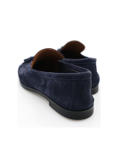 Lacivert Süet Loafer 34307-Lacivert