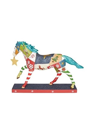 The Trail Of Painted Ponies Tatil Yama İşi Midilli Heykelcik, 18 Cm, Çok Renkli