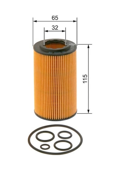 Mercedes E Serisi 210 E240 2.4 1997-2000 Bosch Yağ Filtresi Netparpm031