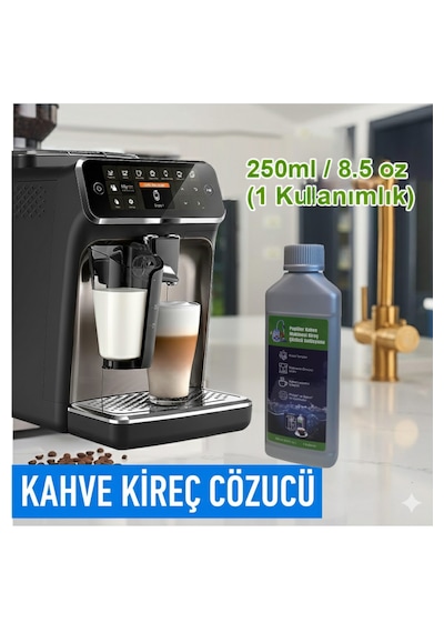 Philips Uyumlu Ca6700/10 Espresso Makinesi Kireç Temizleme Solüsyonu, Nespresso 1 Adet