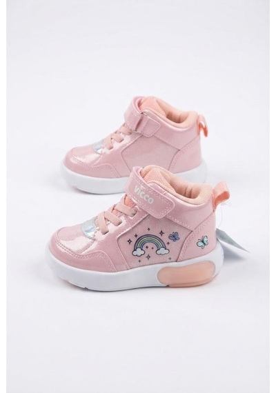Vicco Şira Pudra Anatomik Rahat Sneaker Işıklı Kız Çocuk Bot 946.b26k.257