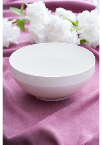 Acar Aria Yuvarlak Kase - 20 Cm Beyaz