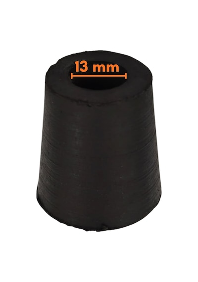 Cateksss 13 Mm Dış Lastik - 48 Li Paket Siyah