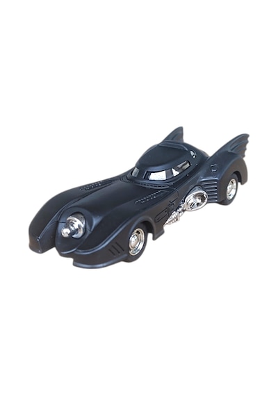 2'li Batmobile Çekbırak Araba Seti Oyuncak Model Araba Batman 13 Cm. Siyah