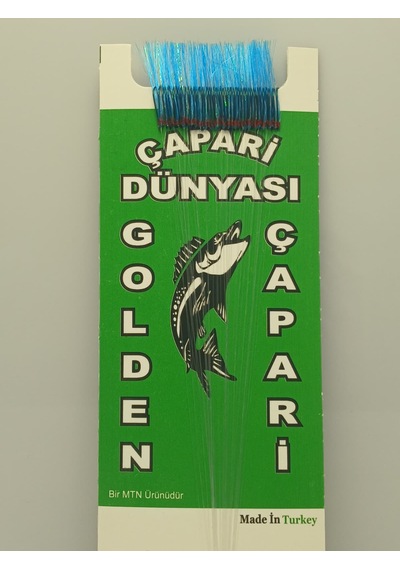 Golden 50 İğneli İstavrit Kösteği 10 No Siyah İğne -0,15 Mm Köstek Mavi