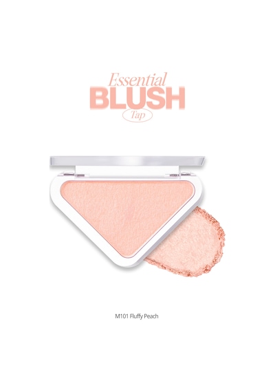 Clio Katmanlanabilir Yumuşak Dokulu Yarı Mat Bitiş Sunan Allık Essential Blush Tap M101 Fluffy Peach
