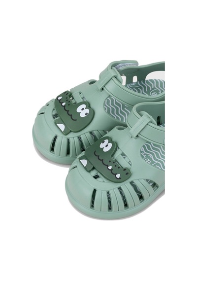 Igor Tobby Croco Çocuk Timsah Desenli Sandalet - Yeşil S10371-361