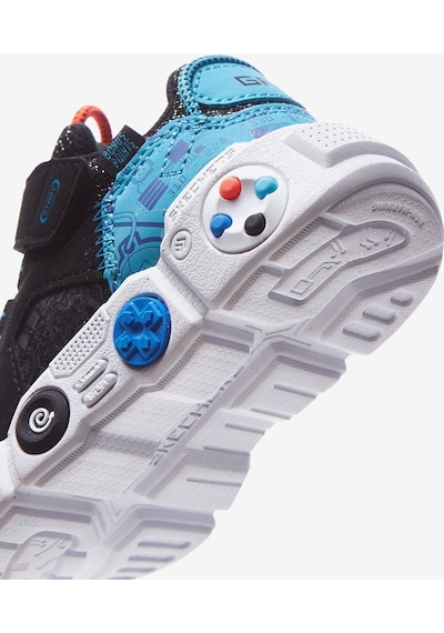 Skechers Lil Gametronix Küçük Erkek Çocuk Siyah Spor Ayakkabı 402262N Bkmt