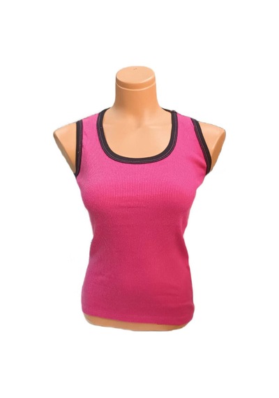 Pazarız Fitted/vücuda Oturan Crop Kalın Askılı Fitilli Esnek Örme Atlet Kiremit Rengi Riyah Ribanalı Pazarız Fitted/vücuda Oturan Crop Kalın Askılı Fitilli Esnek Örme Atlet Kiremit Rengi Riyah Ribanalı