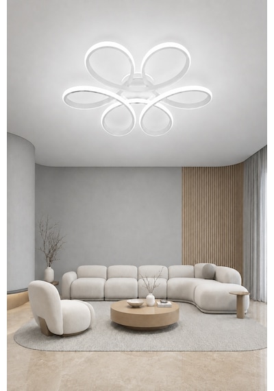 Niva Led Plafonyer Avize Beyaz Işık
