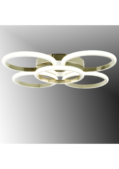 Tt304-4+1-fsr-beyazışık Tt Ayd. Fransızsarıkaplama 5 Li Led Avize Rosegold