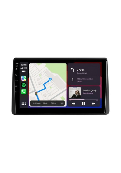 Dacia Duster 2018-2023 Android Multimedya Carplay Android Auto Navigasyon 10gb Ram 256gb Pro 10"