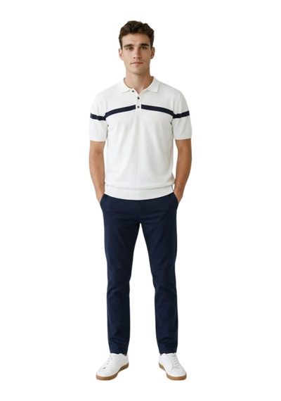 Cazador Erkek T-shirt Caz.34235 Ekru