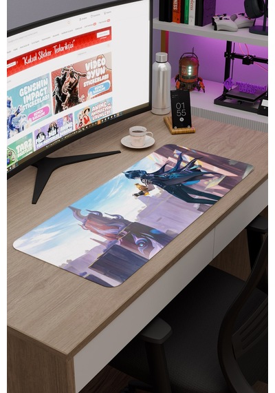 Ororon Genshin Impact Anime Oyuncu V4 - 70x30 Xl Gaming Mouse Pad Fare Altlığı