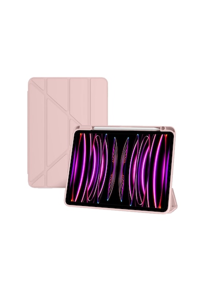 Apple Uyumlu iPad Pro 11 M4 2024 Kılıf Grafiti Şeffaf Kalem Bölmeli A2836 A2837 A3006 Kılıf