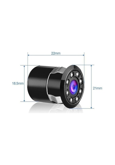 8 Led'li Araç Geri Görüş Kamera ve Montaj Seti N11.27