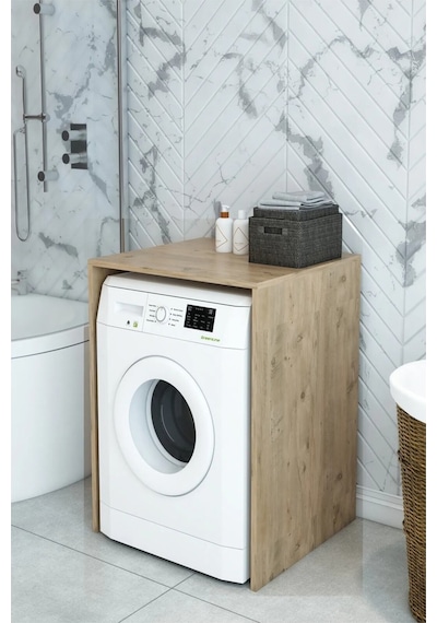 Çamaşır Makinesi Dolabı Kurutma Makinesi Uyumlu Kapaksız Dolap 91.8 X 67.3 X 60 Cm Atlantik Çam Çamaşır Makinesi Dolabı Kurutma Makinesi Uyumlu Kapaksız Dolap 91.8 X 67.3 X 60 Cm Atlantik Çam