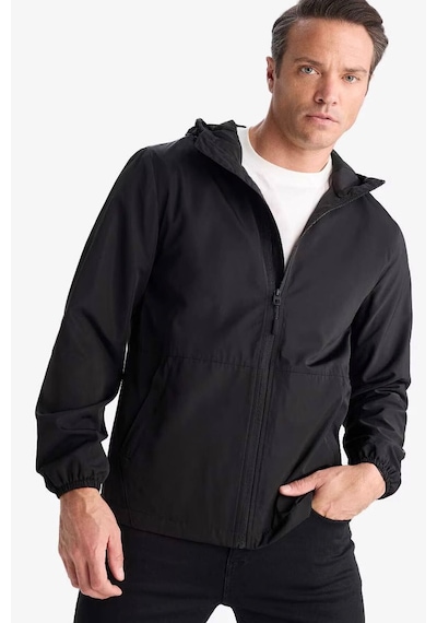 Defacto Su İtici Slim Fit Dar Kesim Kapüşonlu Fermuarlı Mont C5821ax25aubk27 Siyah Defacto Su İtici Slim Fit Dar Kesim Kapüşonlu Fermuarlı Mont C5821ax25aubk27 Siyah