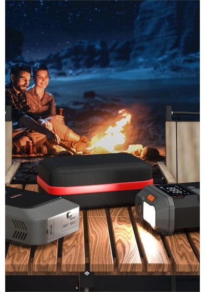 Auhma A7711 Araç Akü Takviye Cihazı Ve Dijital Hava Pompası - 12000mah, 1200a, 150 Psı
