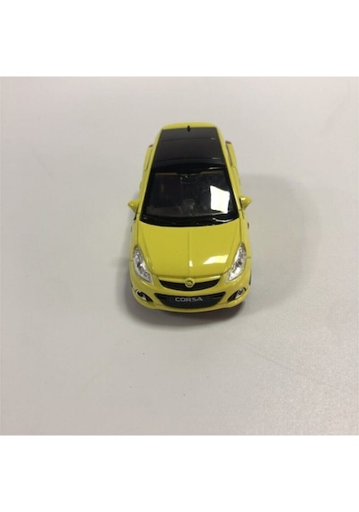 Welly Die Cast Opel Corsa Metal Çek Bırak Araba Sarı