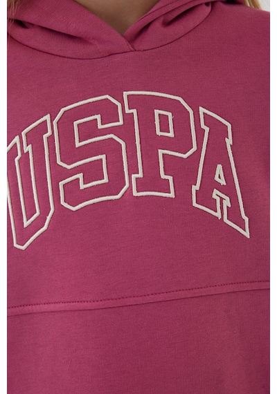 U.S. Polo Assn. Kız Çocuk Bordo Eşofman Takımı Bordo