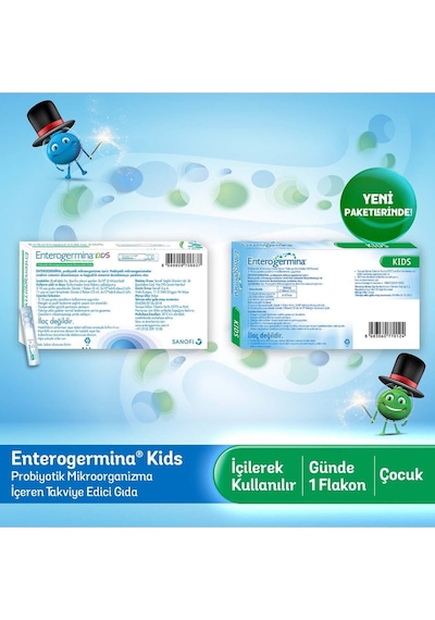 Enterogermina Kids 5 ML 20 Flakon 2 Adet