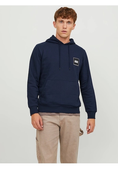 Jack & Jones Jack&jones Kapüşonlu Lacivert Erkek Sweatshirt 12251998 001