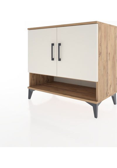 Hyperion Şifonyer Tek Raflı 2 Kapaklı 88x44x80 Çam-aytaşı Çam