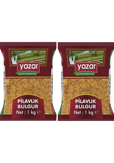 Yazar Şehriyeli Pilavlık Bulgur 2 x 1 KG