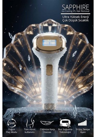 Kiwi Kep-6837 Ipl Lazer Epilasyon Aleti Safir Buz Başlık
