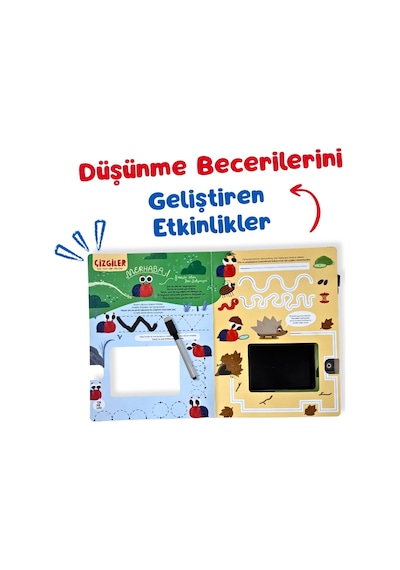 Çiz Çiz Zeki Salyangoz - Düşünme Becerileri Etkinlikleri