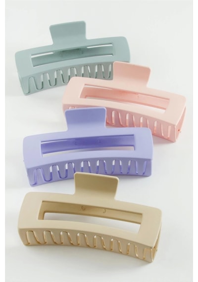 Dikdörtgen Renkli Mandal Toka 10 Cm Pembe
