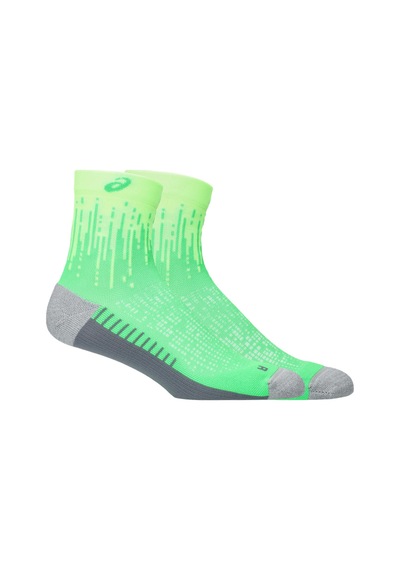 Asics Performance Run Sock Quarter Unisex Parrot Green/pure Silver 3013b349-300