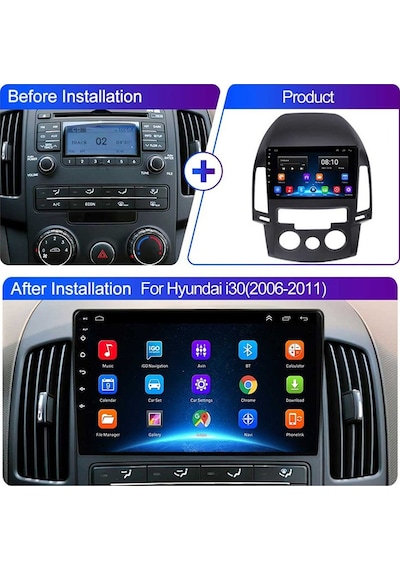 Exvol Hyundai I30 2006-2011 2/32gb Android Multimedya Carplay 9 Inc Hd Ips+kamera
