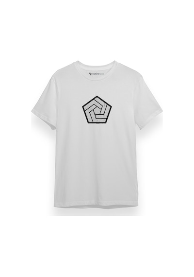 Tenet Rotas Logo Beyaz Kısa Kol Erkek Tshirt 001
