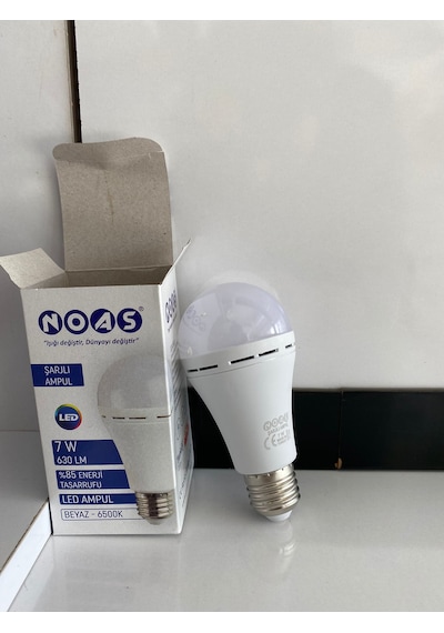 Noas Yl95-0711 7w 6500k Beyaz Şarjlı Ampul