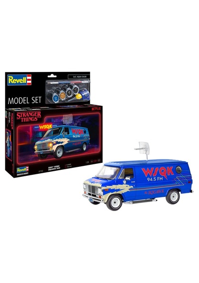 Revell Model Set Araba Gmc Wsqk Squawk Van Stranger Things 67732