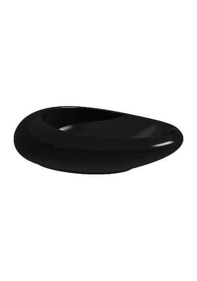 VitrA İstanbul 4280B470-0016 Çanak Lavabo Yuvarlak Siyah 60 x 55 CM
