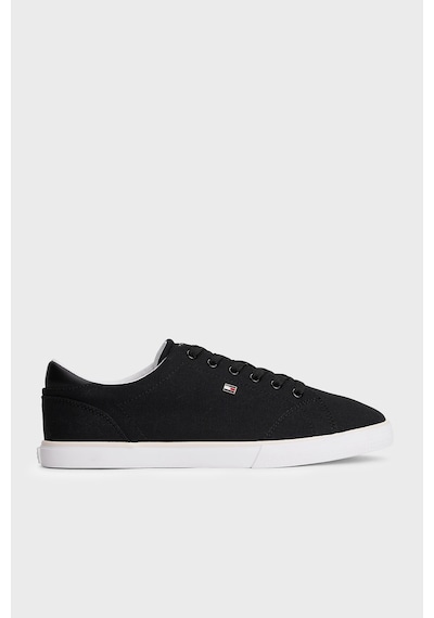 Tommy Hilfiger Logolu Sneaker Ayakkabı Bayan Ayakkabı Fw0fw09102 Bds Siyah