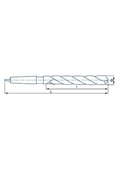 Fett 35,00mm Iat Dın345 Hss Co5 Kobaltlı Konik Matkap Ucu
