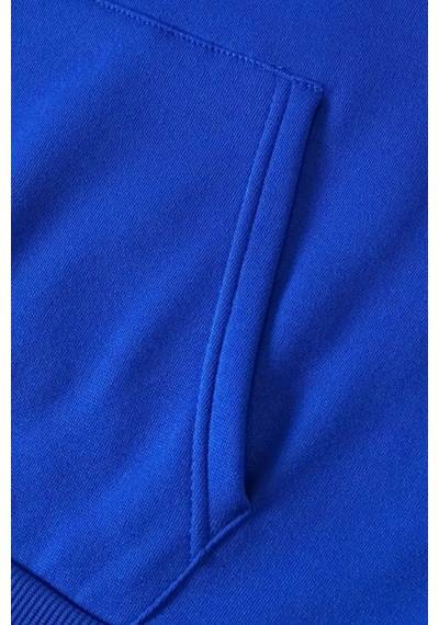 Uyguntarz Black Baskılı Pamuklu Oversize Sweatshirt Mavi