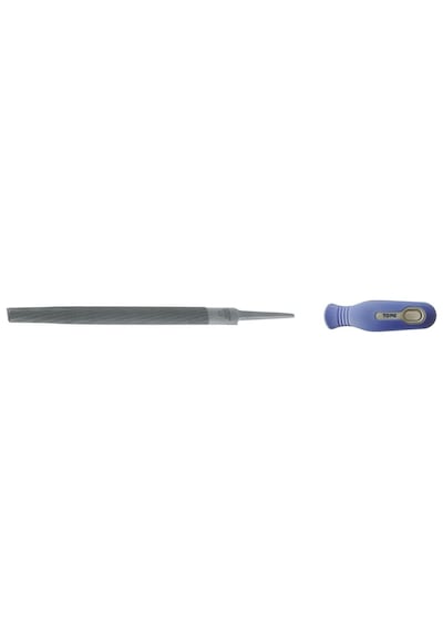 Fett 350mm Tome İnce Diş Saplı Yarım Yuvarlak Eğe