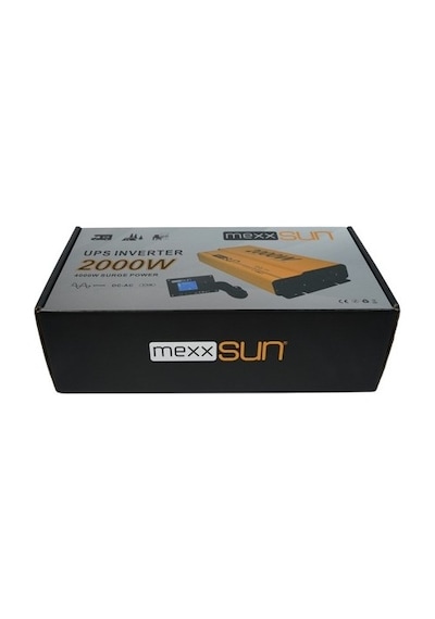 Mexxsun 12v 2000w Ats Ups Şarjlı Tam Sinüs Inverter Ekranlı Mex2000tc