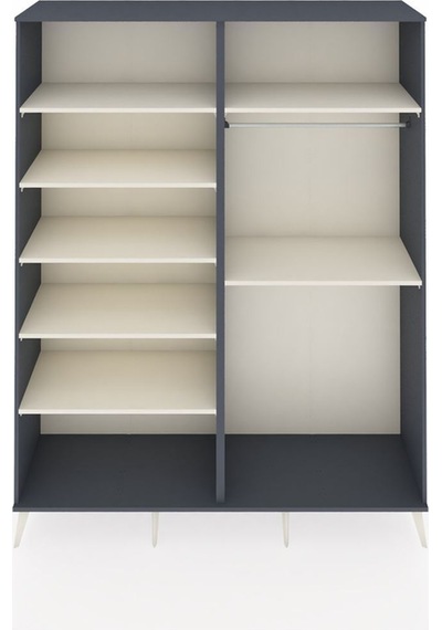 Hyperion Gardrop 7 Raflı 2 Askılı 176x44x221 Antrasit-antrasit/aytaşı Antrasit/aytaşı Hyperion Gardrop 7 Raflı 2 Askılı 176x44x221 Antrasit-antrasit/aytaşı Antrasit/aytaşı