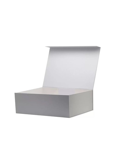 Hediye Kutusu Boş Mıknatıslı Kapak Beyaz 22X17X9.5Cm Home In Joy Beyaz