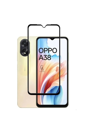 Oppo A38 İle Uyumlu Telefon Kılıfı Ve 5d Tam Kaplayan Cam Ekran Koruyucu