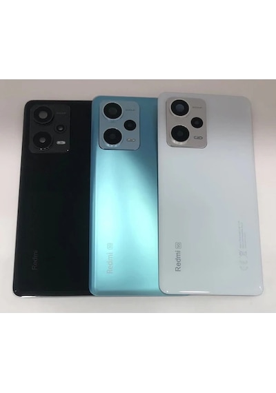 Redmi Note 12 Pro Plus 5g Arka Kapak Pil Kapağı Beyaz Kamera Camlı